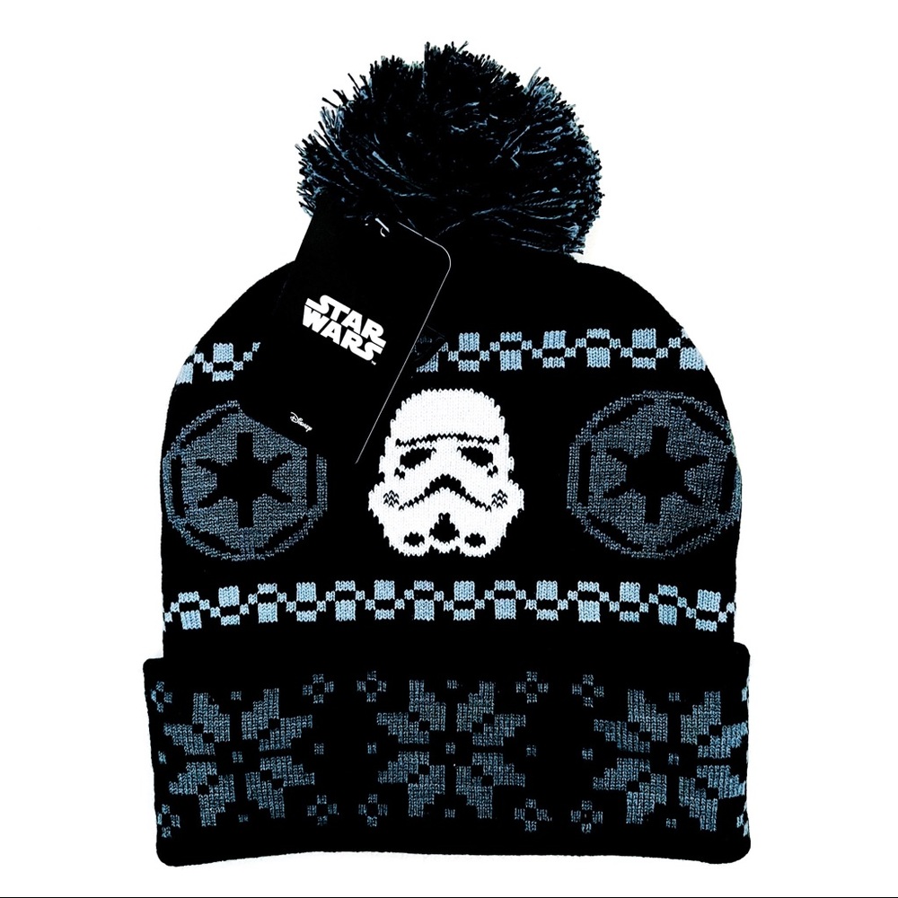 Disney Star Wars Storm Trooper Movie Winter Hat Beanie Mens Womens Gift - Picture 1 of 7
